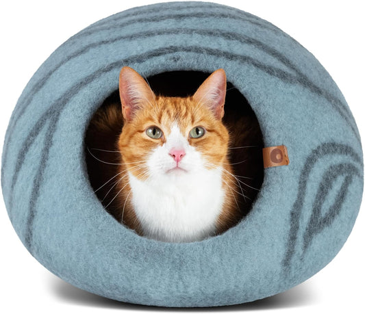 Cat Cave – Premium Handmade Felt Cat Bed