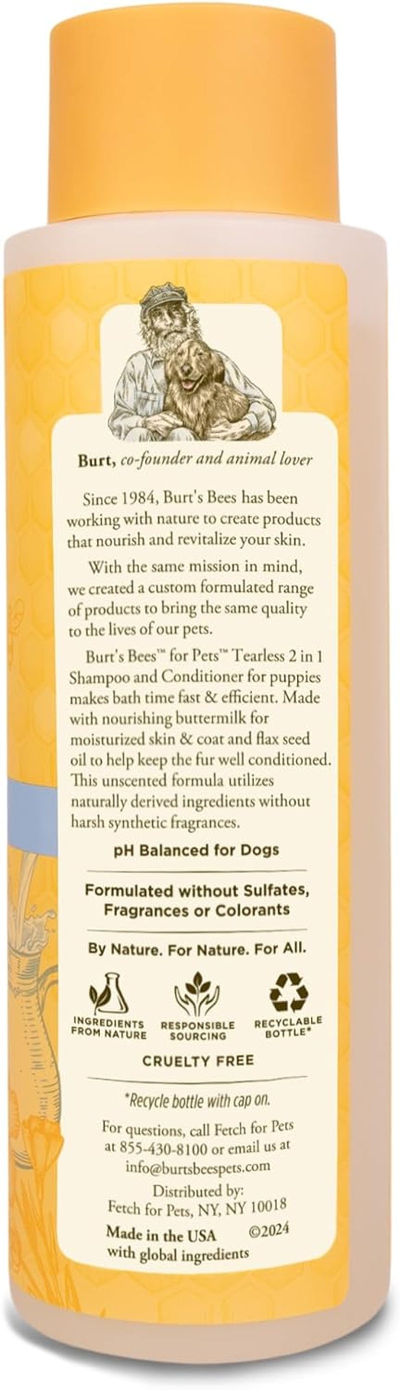 Naturally Derived Puppy Wash with Buttermilk & Linseed Oil 